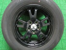 ZM085【送料無料】195/65R15 超溝高 夏タイヤ ENASAVE EC300 + 2020年製 アルミ ホイールセット 4本 トヨタ プリウス 30系 後期 純正 激安_画像6