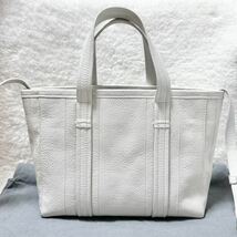 バレンシアガ BALENCIAGA 美品 BARBES バルベス トートバッグ スモール ショルダーバッグ 2way EAST-WEAT SHOPPERS BAG SMALL 671404_画像2