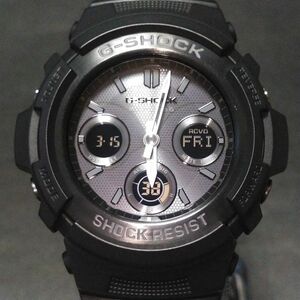 CASIO カシオ G-SHOCK ジーショック AWG-M100B 電波ソーラー デジアナ