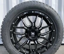 新型 ランクル300系 Black Mamba BM7 20インチスタッドレスタイヤホイール ブリヂストン BLIZZAK DM-V3 285/50R20_画像4