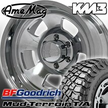 AMEMAG AG05 17x10J K5 K1500 JIMMY GMC 17インチマッドタイヤホイールセット BFGoodrich KM3 265/70R17 285/70R17 315/70R_画像1