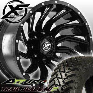 新品 20x10 ランクル100 タンドラ XF OFFROAD XF224 20インチマッドタイヤホイール ATTURO TRAIL BLADE MT 285/50R20 33x12.50R20 35x12.5