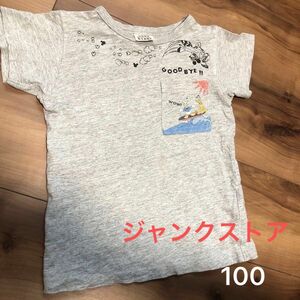 ジャンクストア　JUNKSTORE Tシャツ グレー 半袖Tシャツ　ミッキー　ディズニー