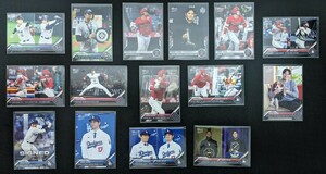 TOPPS NOW 大谷翔平 15枚セット□WBC二刀流 MVP表彰 ベーブ・ルース アクーニャ デコピン エンゼルス ドジャース入団会見 山本由伸など