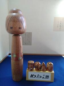 亮一　こけし　35.5cm　わらし　4個入り　1箱