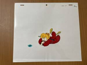  Toriyama Akira Dr. slump Arale-chan cell picture + animation yellow green ...①B20