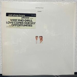 US盤 pet shop boys ペットショップボーイズ / Please LP cr730wr102403 west end girls love comes quickly opportunities