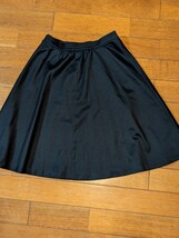 ●クチュールブローチ●紺フレアースカート　38 М　_画像2