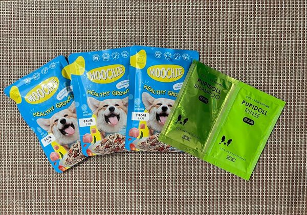 子犬用Moochie犬パウチ85g チキン3個＋ジャンプーリンス