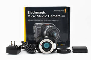 ★希少品★ブラックマジックデザイン Blackmagic Design Micro Studio Camera 4K MFT ボディ スタジオカメラ マイクロフォーサーズ #9633