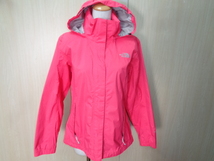 n67◆THE NORTH FACE HYVENT ナイロンマウンテンパーカー◆ザ・ノースフェイス レディース M サーモンピンク 2011s 韓国版 6C_画像1