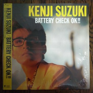 LP レコード KENJI SUZUKI BATTERY CHECK OK 鈴木賢司