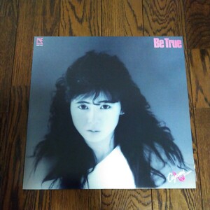 LP レコード　中村あゆみ　Be True