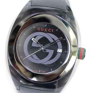 [GUCCI] Gucci раковина SYNC 46mm YA137107 мужской женский кварц наручные часы 