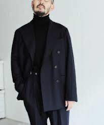 【美品】L'ECHOPPE LE S100s Wool Set Up ダブルジャケット Sサイズ 2プリーツトラウザーズ XS w jacket trousersセットアップ lechoppe