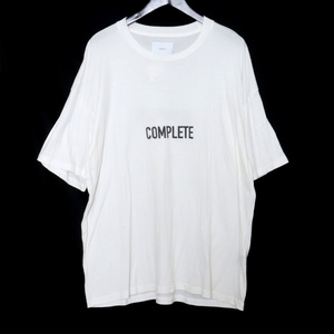 STEIN 22SS COMPLETE PRINT TEE ホワイト Lサイズ ST-156 シュタイン プリントTシャツ 半袖カットソー