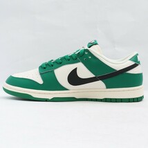 未使用 28.5cm NIKE Dunk Low SE Lottery Pale Ivory/Malachite DR9654-100 ナイキ ダンクローSEロッタリー ペールアイボリーマラカイト_画像3