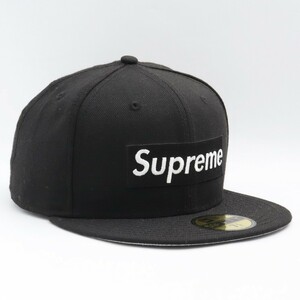 SUPREME × NEW ERA 16 R.I.P BOX LOGO CAP サイズ7 3/8 ブラック シュプリーム ニューエラ R.I.Pボックスロゴキャップ