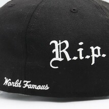 SUPREME × NEW ERA 16 R.I.P BOX LOGO CAP サイズ7 3/8 ブラック シュプリーム ニューエラ R.I.Pボックスロゴキャップ_画像6