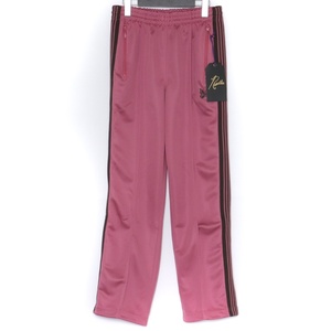 NEEDLES Track Pant Poly Smooth XSサイズ ピンク MR286 ニードルズ トラックパンツ ライン ジャージー ニードルス