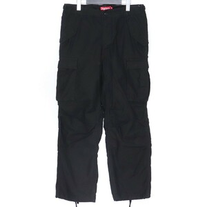 SUPREME Cargo Pants サイズ30 ブラック シュプリーム カーゴパンツ black ミリタリー