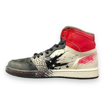 27.5cm NIKE AIR JORDAN 1 RETRO HIGH Dave White Wings For The Future スニーカー ブラック ホワイト レッド 464803-001 デーブホワイト_画像3