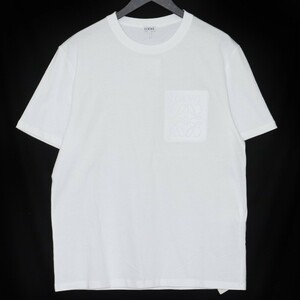 Неиспользованная футболка для отдыха Loewe Relak Fit Sired White H526Y22XAT Loewe Cut Рука