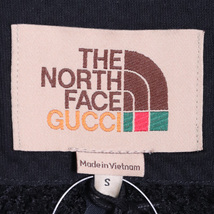 GUCCI × THE NORTH FACE Fleece Pullover Sサイズ ブラック 663909 フリース プルオーバー グッチ × ザノースフェイス_画像6