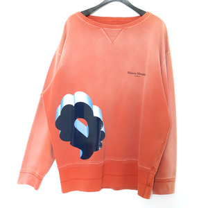 MAISON MARGIELA 22SS OVERSIZED SYMBOL CREW SWEAT 204/RED Mサイズ S50GU0189 S25520 メゾンマルジェラ スウェット トレーナー