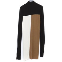 RICK OWENS VISCOSE JERSEY RELEASE COMBO T Sサイズ ブラウン RU15F7262-JS リックオウエンス 長袖カットソー コンボロンT Tシャツ_画像2