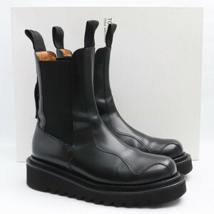 TOGA VIRILIS CHELSEA BOOTS サイズ42 ブラック 1431236 トーガビリリース レザーチェルシーブーツ サイドゴア