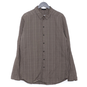 DEVOA 23SS Shirt cotton サイズ3 MUD GRAY SHN-CCCR デヴォア シャツ コットン 長袖