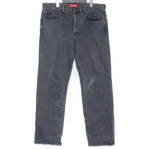 SUPREME 22SS Washed Regular Jeans サイズ34 グレー シュプリーム ウォッシュドレギュラージーンズ デニムパンツ