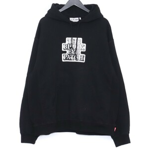 THE BLACK EYE PATCH プルオーバーロゴスウェットパーカー XLサイズ ブラック ブラックアイパッチ pullover hoodie logo