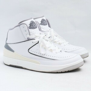 27.5cm NIKE Air Jordan 2 White and Cement Grey DR8884-100 ナイキ エアジョーダン2 ホワイト セメントグレー スニーカー