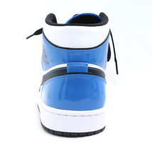 30.5cm NIKE AIR JORDAN 1 MID SE SIGNAL BLUE DD6834-402 ナイキ エアジョーダンワン ミッド シグナルブルー スニーカー_画像4