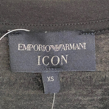 EMPORIO ARMANI フロントプリントTシャツ サイズXS ブラック 8N2T7A 2J53Z エンポリオアルマーニ 半袖カットソー_画像5
