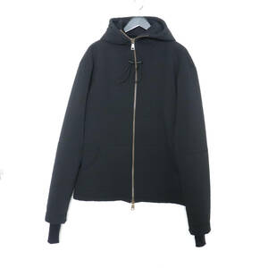 NOSTRASANTISSIMA 中綿入リジップフーディーブルゾン パーカー Sサイズ ブラック ノストラサンティッシマ parka hoodie