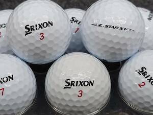 送料無料★高品質★A級★ダンロップ スリクソン Z-STAR XV '23 ホワイト 24球セット ゴルフボール★ロストボール