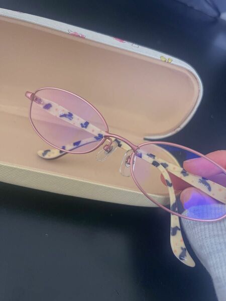 メガネ 眼鏡 パリミキ PARIS MIKI 近視 度数0.7 ディズニーケース 