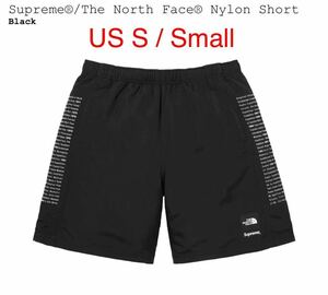 新品 Supreme The North Face Nylon Short Small black / シュプリーム ノースフェイス ナイロン ショーツ ブラック 黒 Sサイズ 24SS 即納