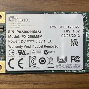 【使用時間・小】Plextor プレクスター PX-256M5M（mSATA接続 SSD 256GB）