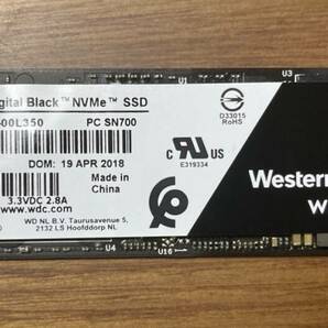 【使用時間小】Western Digital ウェスタンデジタル WDS500G2X0C（M.2 PCI-Expressタイプ SSD 500GB）