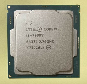 [ operation verification settled ]Intel CPU Core i5 7500T( low electric power model!)
