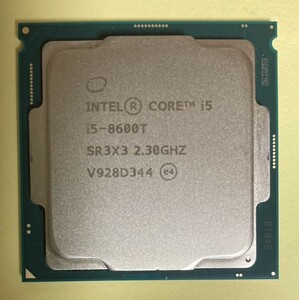 【動作確認済】Intel CPU Core i5 8600T