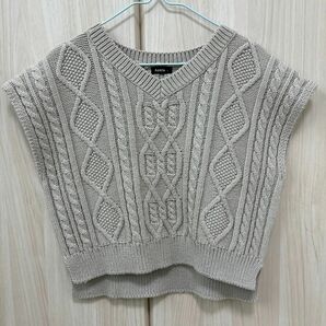 Aosta Knit vest 男女兼用　子供服　ベスト