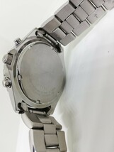 【稼働品】SEIKO セイコー 7T92-0CF0 メンズクォーツクロノグラフ腕時計NV_画像7