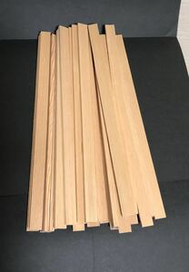 天然木米松材28本セット300×15×5.6端材 木材 素材　工作　工芸　貼り付け　日曜大工　ハンドクラフト