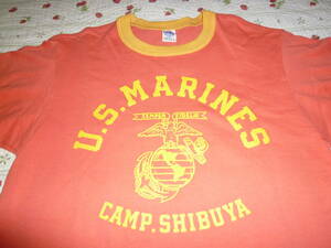 新品同様 限定　トイズマッコイ キャンプ シブヤ ベース リンガーTシャツ CAMP SHIBUYA BASE 所ジョージ
