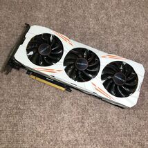 GIGABYTE グラフィックボード GV-N108T GAMING OC-11GD GEFORCE GTX PCビデオカード 動作品_画像1